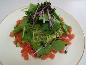 H26.8.4 夏野菜の冷製パスタ 1