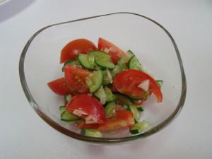 H27.8.4 トマトサラダ 1