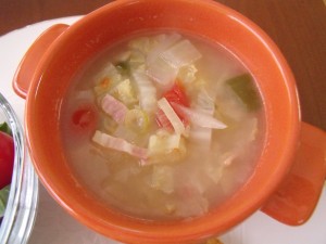 H30.1.20 冬野菜のミルクスープ 2