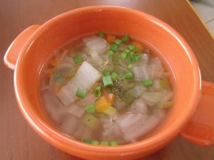 19.1.22 野菜スープ ２