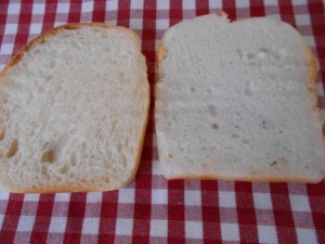 30.7.14 食パン・米粉パン比較 2